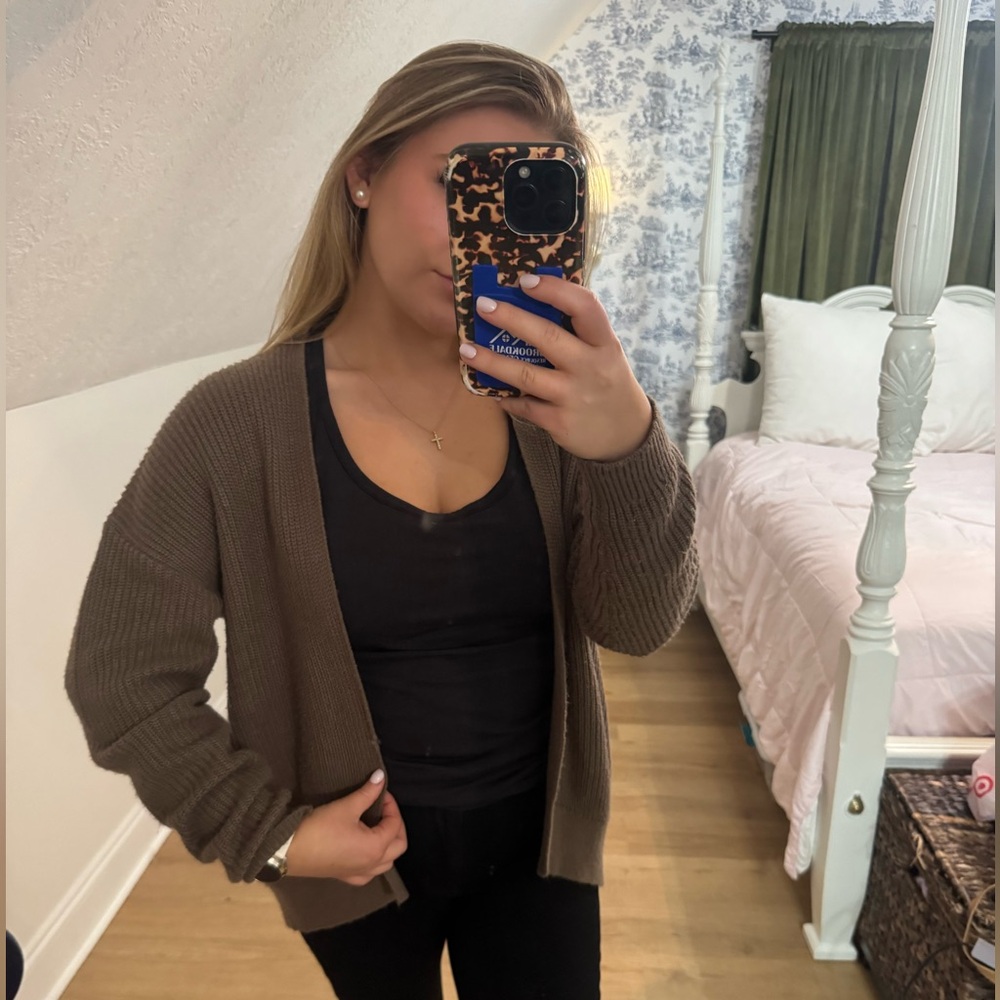 Mossimo Supply Co. Women's Brown Cardigan